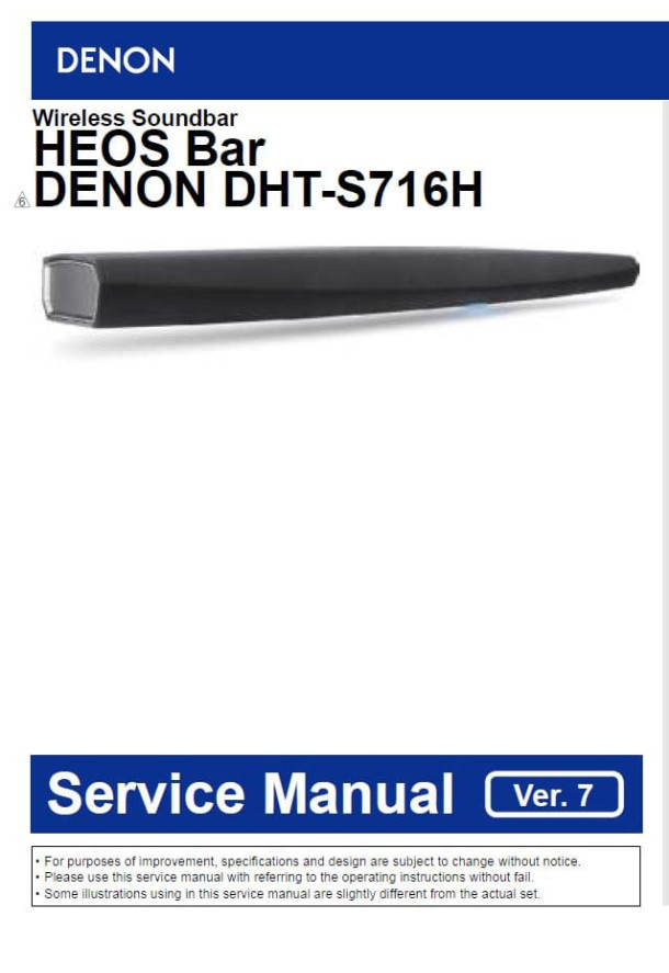 HEOS Bar, DHT-S716H Ver.7